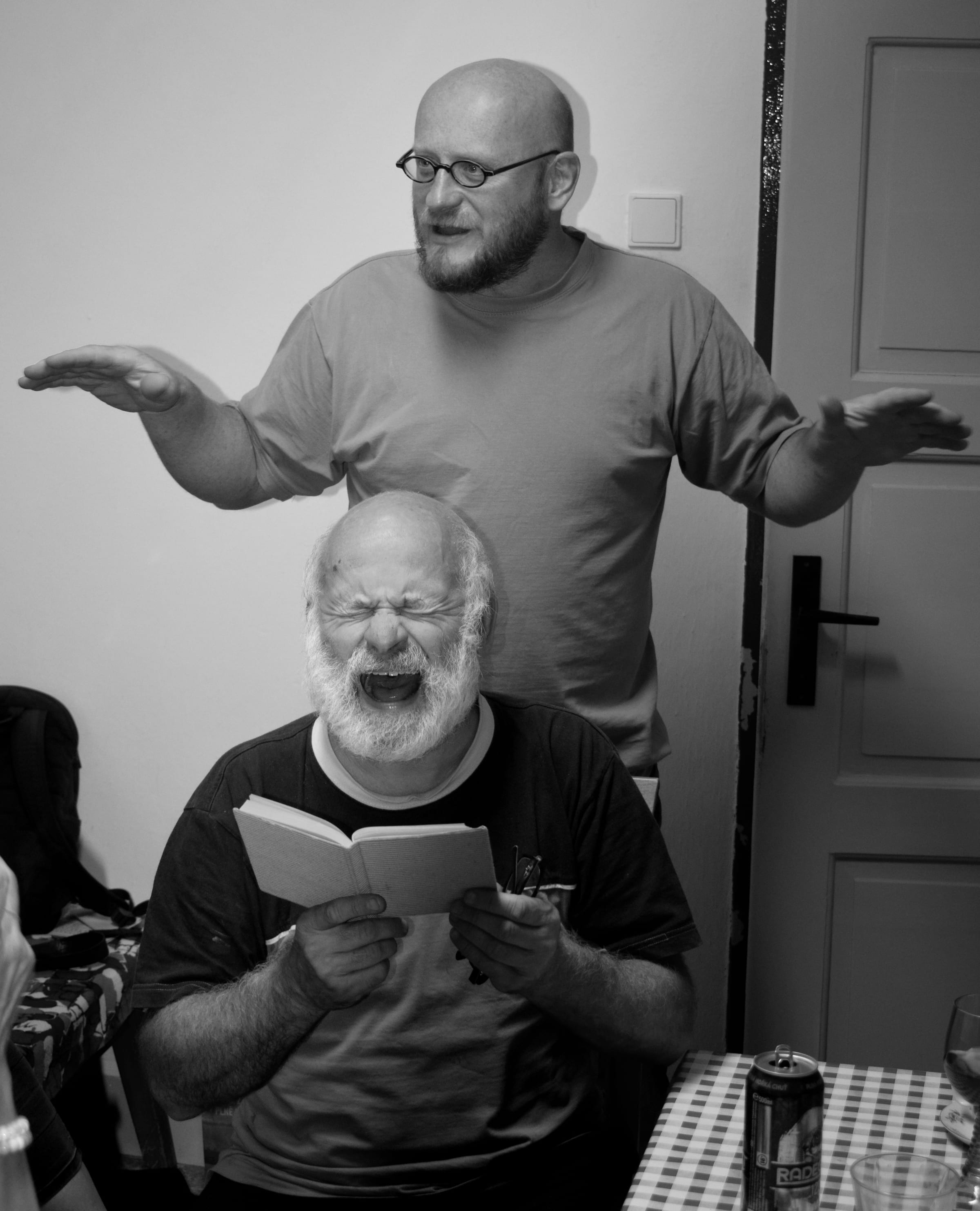 Fotografie Vladimíra Stibora — Četba poezie